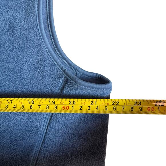 Vintage Horny Toad Blue Fleece Vest Men’s L Zip Up Outdoor Layer - Picture 7 of 9